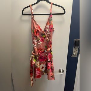 Privacy Please Ventura Mini Dress in Mauve Amy Floral, size Medium.
